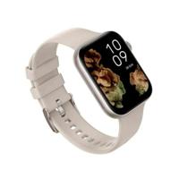 SPC Smartee Duo 2 Smartwatch met verwisselbare armband, 1,78 inch AMOLED-display, grote batterij 7 dagen, + 100 sportmodi, IP68, bluetooth-oproepen, Android en iOS, kleur beige/groen - thumbnail