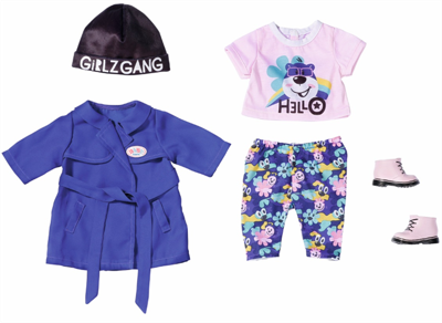 BABY born deluxe warme kledingset - 43 cm