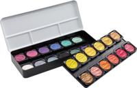Royal Talens FINETEC® Parelmoer aquarelverf set Colourful | 24 kleuren - thumbnail