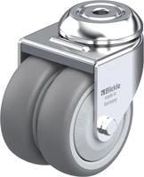 Blickle LMDA-TPA 75KF Dubbel zwenkwiel Wieldiameter: 75 mm Draagvermogen (max.): 100 kg 1 stuk(s) - thumbnail