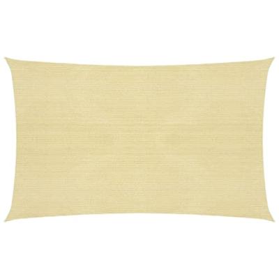VidaXL Zonnezeil 160 g/m² 2x4,5 m hdpe beige