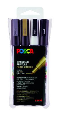 Paintmarker uni posca pc3m f 4st assorti Paintmarker uni posca pc3m f 4st assorti