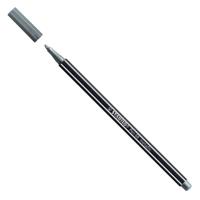 STABILO Pen 68 metallic, premium viltstift, zilver, per stuk - thumbnail