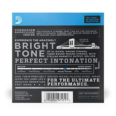 D&apos;Addario EXL 120-8 gitaarsnaren set - thumbnail