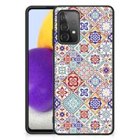 Samsung Galaxy A72 (5G/4G) Marmeren Print Telefoonhoesje Tiles Color - thumbnail