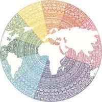 Ravensburger round puzzle circle of colors mandala - legpuzzel - 500 stukjes - thumbnail