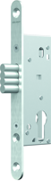 ASSA ABLOY N1003 Kastslot | DM60mm | PC | voorplaat RVS 24x185mm afgerond | DR 1+2+3+4 - 10049504 - thumbnail