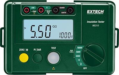 Extech MG310 Isolatiemeter 250 V, 500 V, 1000 V 5.5 GΩ