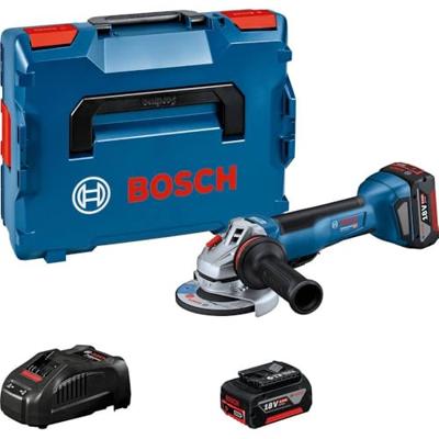 Bosch Professional GWS 18V-10 P Accu Haakse Slijper 125mm 18V 5.0Ah in L-Boxx - 06019J4101 - thumbnail