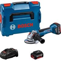 Bosch Professional GWS 18V-10 P 06019J4101 Haakse accuslijper 125 mm Incl. 2 accus, Incl. lader, Incl. koffer 18 V 5 Ah - thumbnail