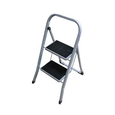 Opvouwbare ladder met 2 tredes EDM 75081 Grijs Staal 47 x 55 x 82 cm Opvouwbare ladder met 2 tredes EDM 75081 Grijs Staal 47 x 55 x 82 cm