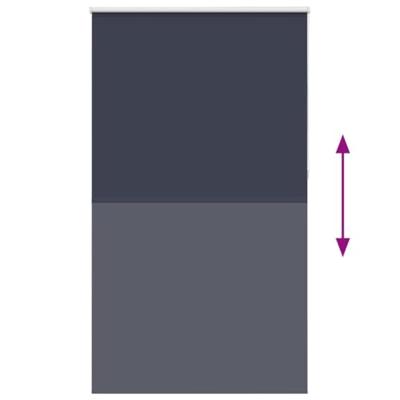 Rolgordijn verduisterend 120x210 cm stofbreedte 116,6 cm blauw