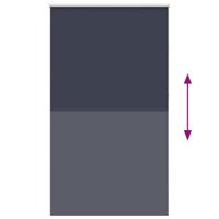 Rolgordijn verduisterend 120x210 cm stofbreedte 116,6 cm blauw - thumbnail