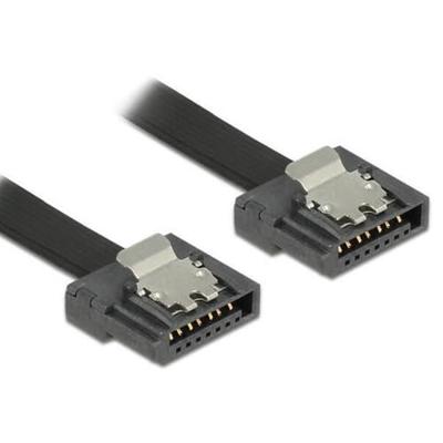 Delock 83840 SATA 6 Gb/s kabel 30cm zwart FLEXI