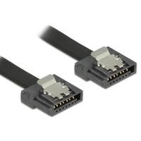 Delock 83840 SATA 6 Gb/s kabel 30cm zwart FLEXI - thumbnail