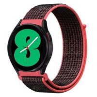Sport Loop nylon bandje - Rood/oranje - Garmin Vivoactive 6 / Vivoactive 5 / Vivoactive 3 - thumbnail