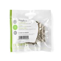 Nedis F-Connector | Male | Twist-On | 7.4 mm | Zilver | 25 Stuks | 1 stuks - CSVC41902ME CSVC41902ME - thumbnail