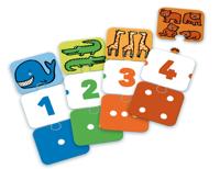 De cijfers NATHAN multi-gekleurd - thumbnail