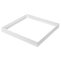 Velvalux Vierkant LED Paneel Opbouw Frame 60x60 - Wit Aluminium - thumbnail