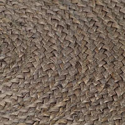 Vloerkleed handgemaakt rond 210 cm jute grijs - thumbnail
