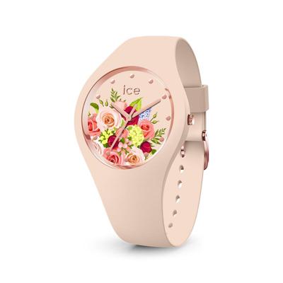 Ice-Watch Flower Medium Pink Nude Horloge