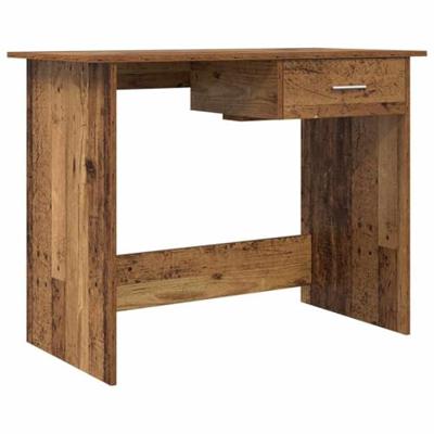 Bureau Oud hout 100 x 50 x 76 cm Bewerkt hout