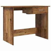 Bureau Oud hout 100 x 50 x 76 cm Bewerkt hout - thumbnail