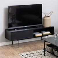 Bendt TV-meubel 'Mick' 140cm, kleur Zwart - thumbnail