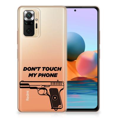 Xiaomi Redmi Note 10 Pro Silicone-hoesje Pistol DTMP Xiaomi Redmi Note 10 Pro Silicone-hoesje Pistol DTMP