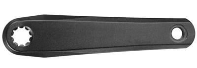 Samox shape 2 crank links 160/13mm (bosch) aluminium mat zwart