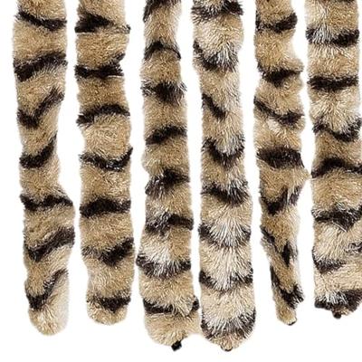 VidaXL Vliegengordijn 56x185 cm chenille beige en bruin VidaXL Vliegengordijn 56x185 cm chenille beige en bruin