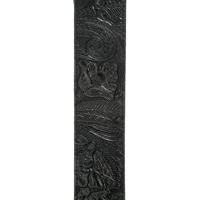 D&apos;Addario 25LE00 gitaarband zwart leer met reliëf - thumbnail