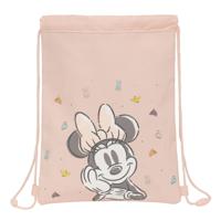 Rugtas met Koordjes Minnie Mouse Baby Roze 26 x 34 x 1 cm - thumbnail