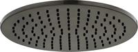 Ben Engraved Cross Slim inbouw regendoucheset Ø25cm met muuraansluiting gunmetal pvd-coating - thumbnail