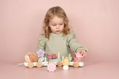 Little Dutch Fairy Garden houten blokkentrein egel