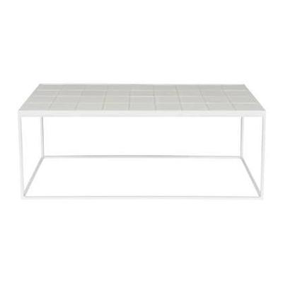 Zuiver Salontafel 'Glazed' Keramiek, 93 x 43cm, kleur Wit