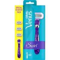 Gillette Gillette Venus Swirl Razor + 3 Navulmesjes - Gladde Huid - thumbnail
