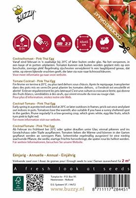 Zaden Pomodori Uoco Roseo Thai Egg Buzzy - Buzzy Zaden Pomodori Uoco Roseo Thai Egg Buzzy - Buzzy