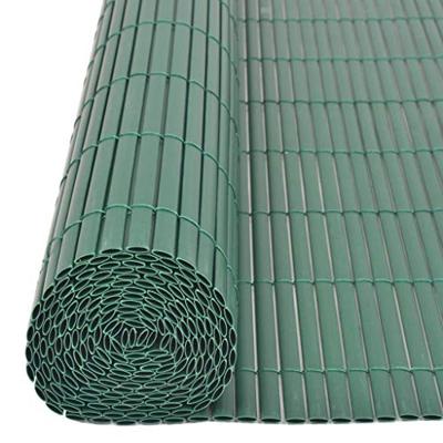 VidaXL Tuinafscheiding dubbelzijdig 90x300 cm pvc groen