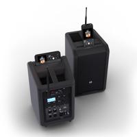 LD Systems ANNY® 8 HHD accu speaker met 1 draadloze microfoon stage black - thumbnail