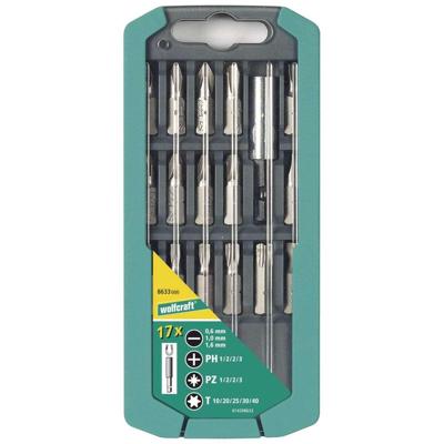 Set van tips Wolfcraft 8633000 Schroevendraaier Set van tips Wolfcraft 8633000 Schroevendraaier
