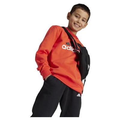 adidas Essentials Big Logo Fleece Joggingpak Kids Rood Zwart Wit - thumbnail