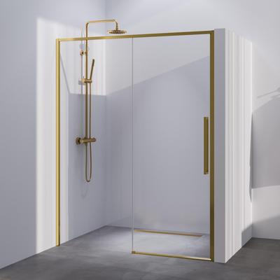 BRAUER Season nisdeur model B met schuifdeur helder glas 160x200 omkeerbaar incl. glascoating Season-Goud BRAUER Season nisdeur model B met schuifdeur helder glas 160x200 omkeerbaar incl. glascoating Season-Goud