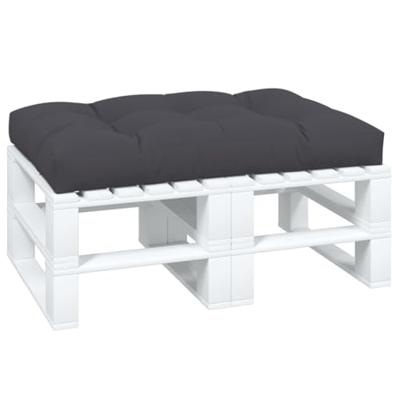 VidaXL Palletkussen 120x80x12 cm stof antracietkleurig - thumbnail