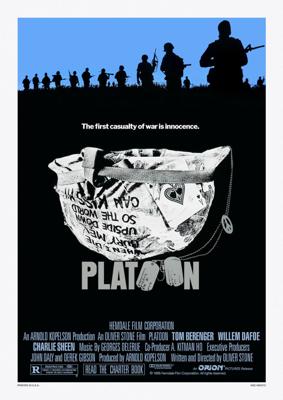 Poster- Platoon, The first casualty of war is innocence, Originele Filmposter , Premium Print, Professioneel Fotopapier