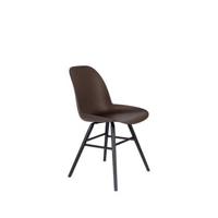 Zuiver Albert Kuip Coffee Eetkamerstoelen - Set van 2 - Bruin - thumbnail