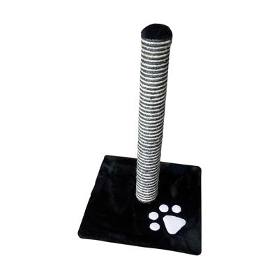 Krabpaal voor Katten Nayeco Savanna Wit Zwart Hout Plastic 63 x 40 x 40 cm