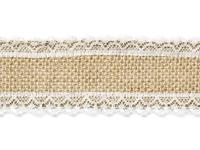 Rol Jute Lint met Kant (5m) - thumbnail