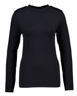 Naadloos Thermo Sportshirt - Zwart