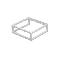 INK - Frame Staal Tbv Fontein Vice - 270x270x90 mm - Mat Wit - thumbnail